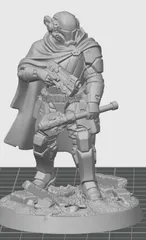 Oath Sword Bastion Knight with Pistol and Maul 2