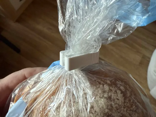 Clip for food, bread, for the kitchen