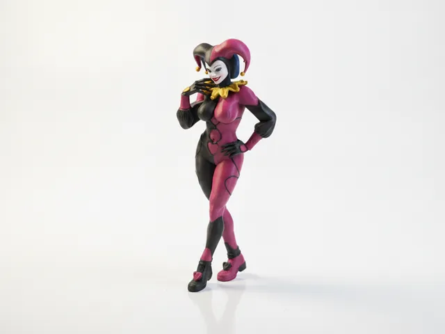 Jester Lady Figurine Female Character 3D Printable