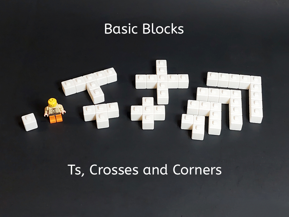Temple Fortress Building Blocks -- Basic Blocks -- 19 Variations — miniatura 3