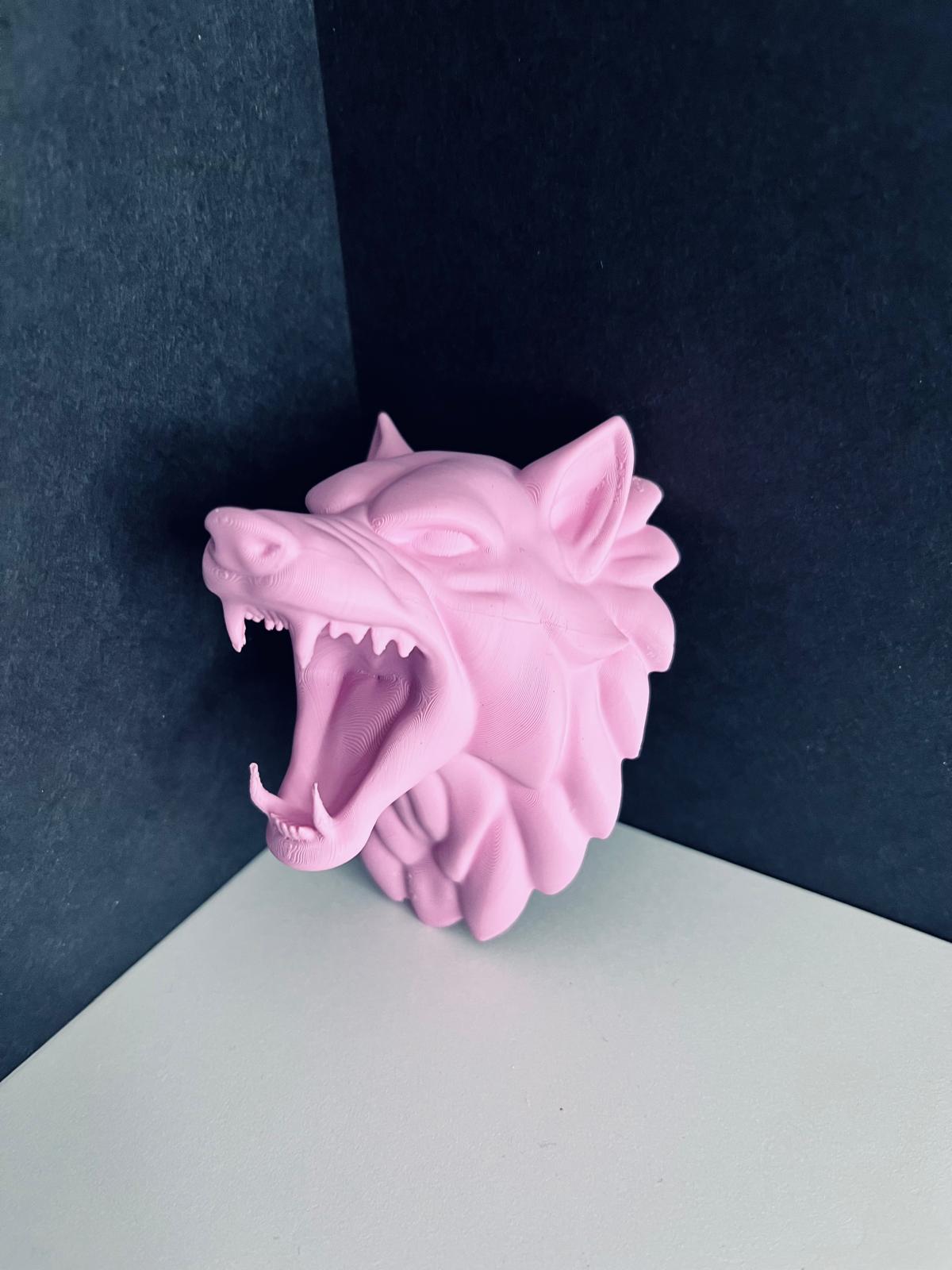 Wolf wall mounted key holder organizer decor decoration — miniatura 4