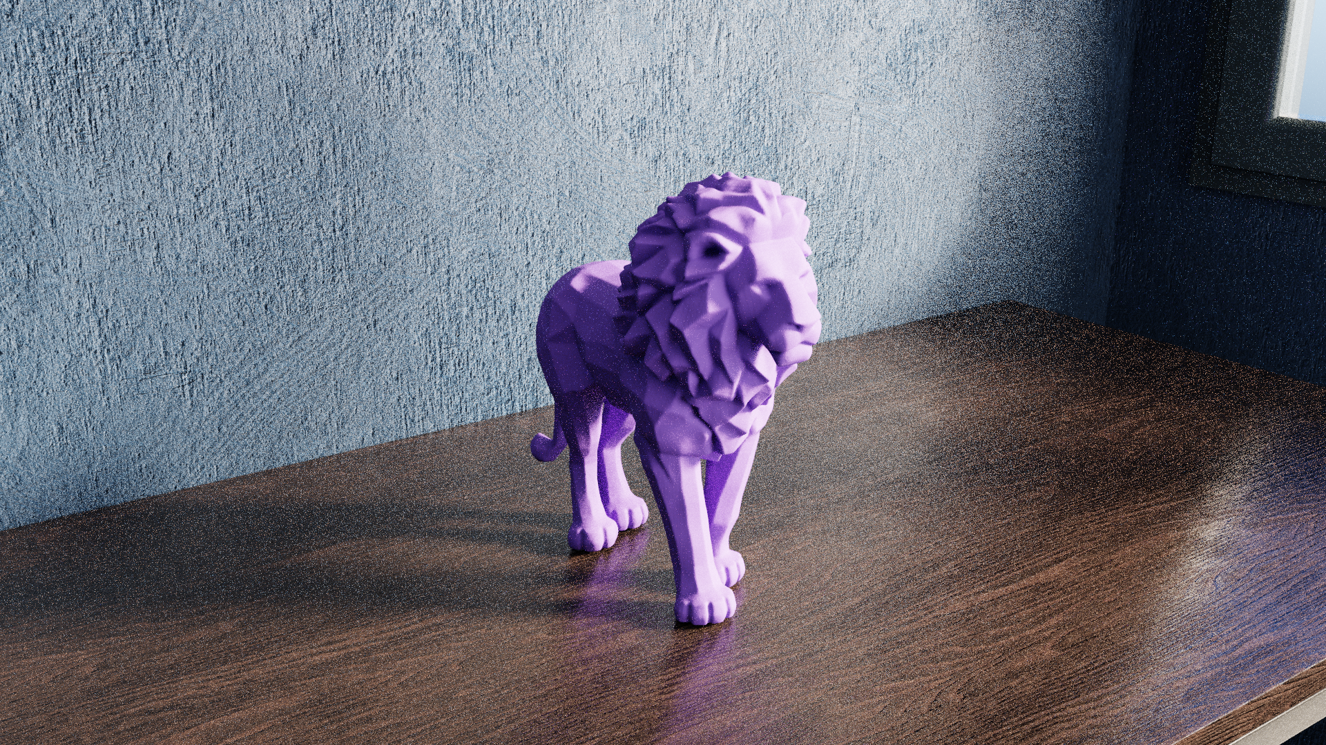 Low Poly Lion — thumbnail 8