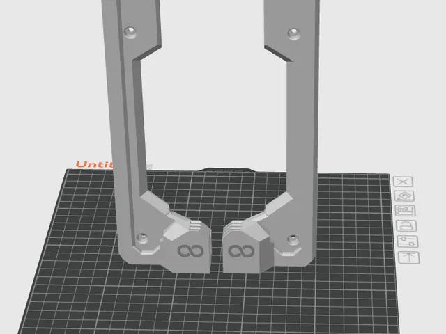 Centauri Carbon Build Plate and Cover Holder With Elegoo Logo NO TEXT