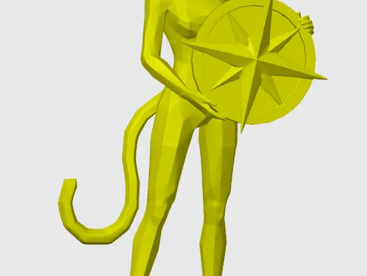 Low-poly catgirl 2