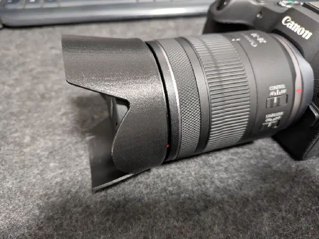 Lens Hood equivalent to Canon EW-73D with STEP file