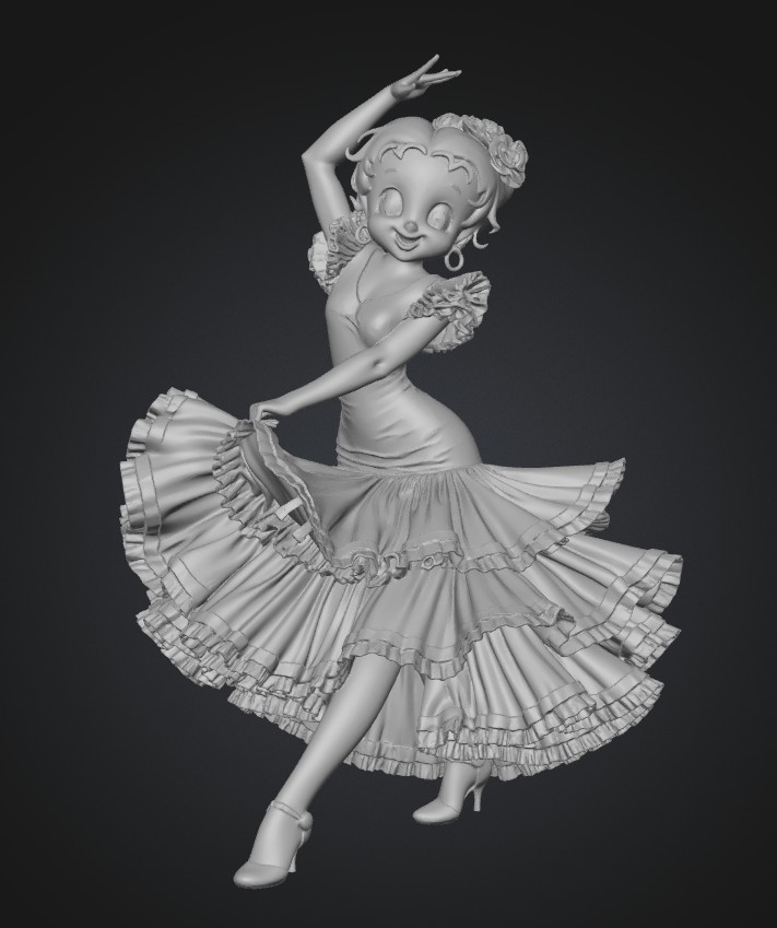 Betty Boop Flamenco