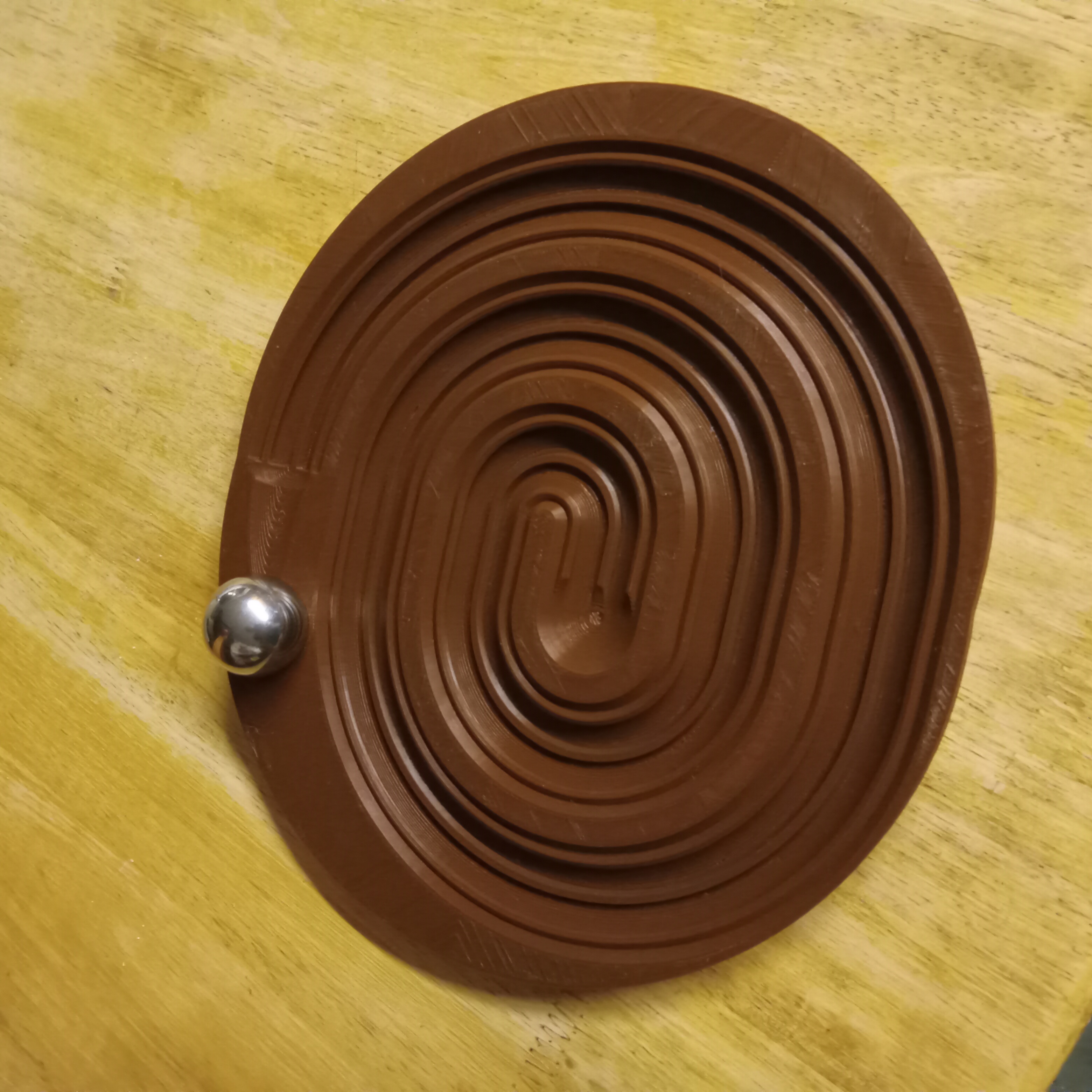 Spiral Ball Track Tray for 25mm marbles