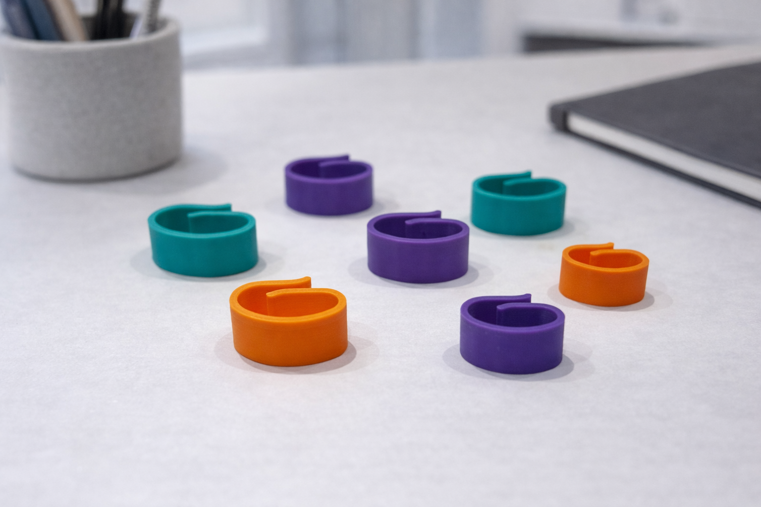 Miniatura 3 do modelo 3D Loop Clip – Cable Organizer
