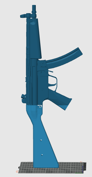Full Size Rust MP5 Split Model