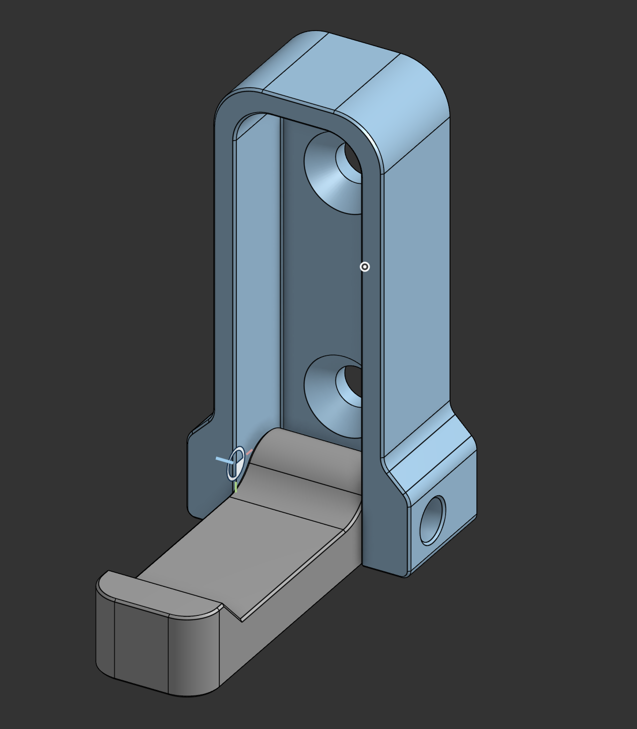Compact coat hanger
