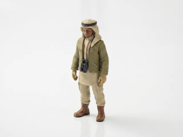 Arab Man Figurine Cultural 3D Printable