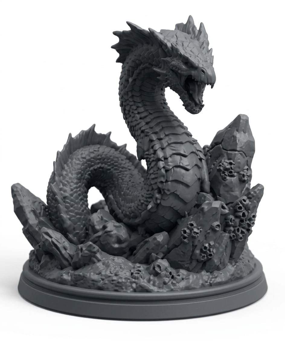 Sea Dragon Statue