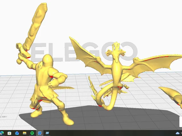 dragon and knight