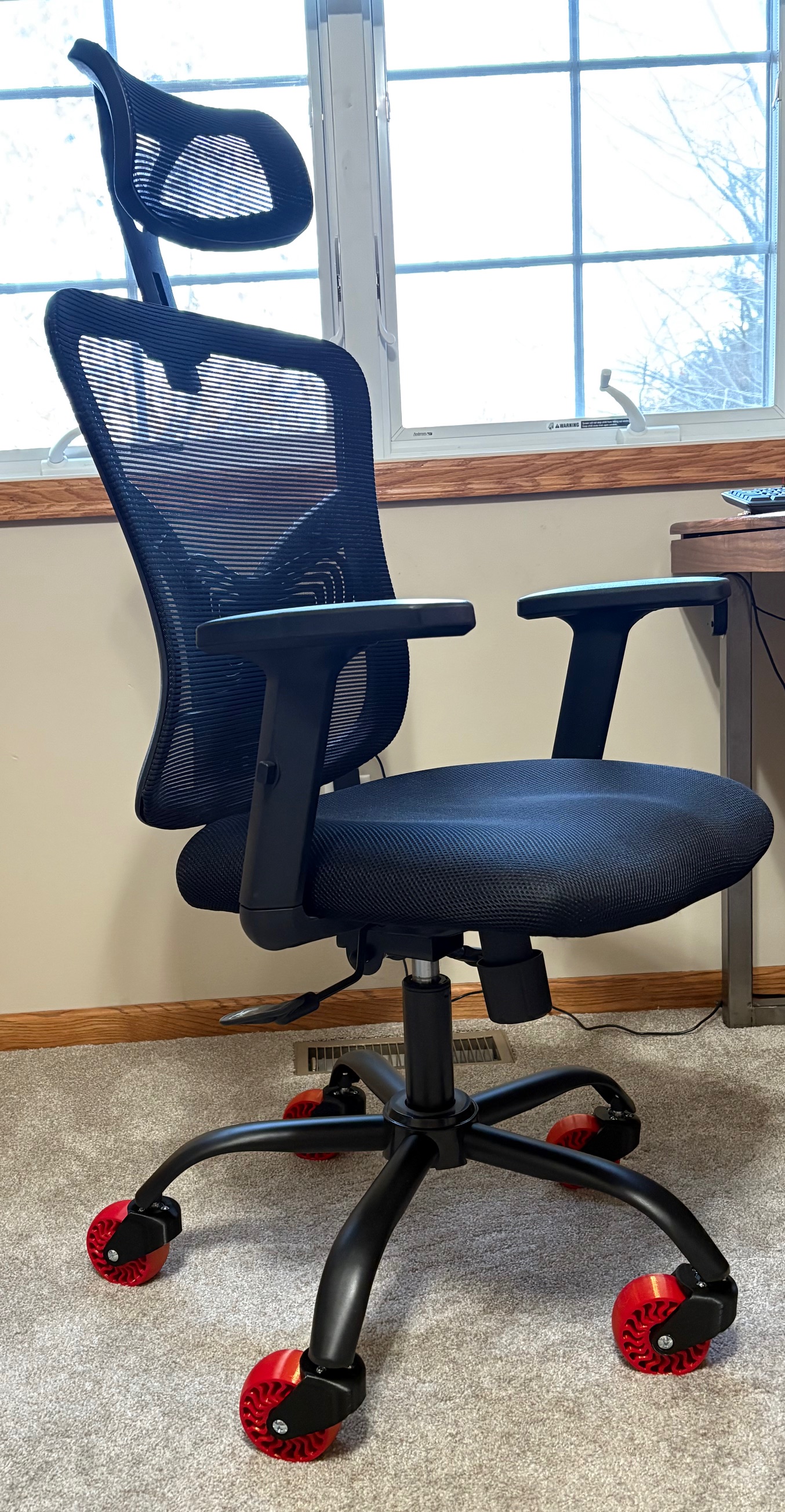 Off Road Office Chair Wheels 3D model