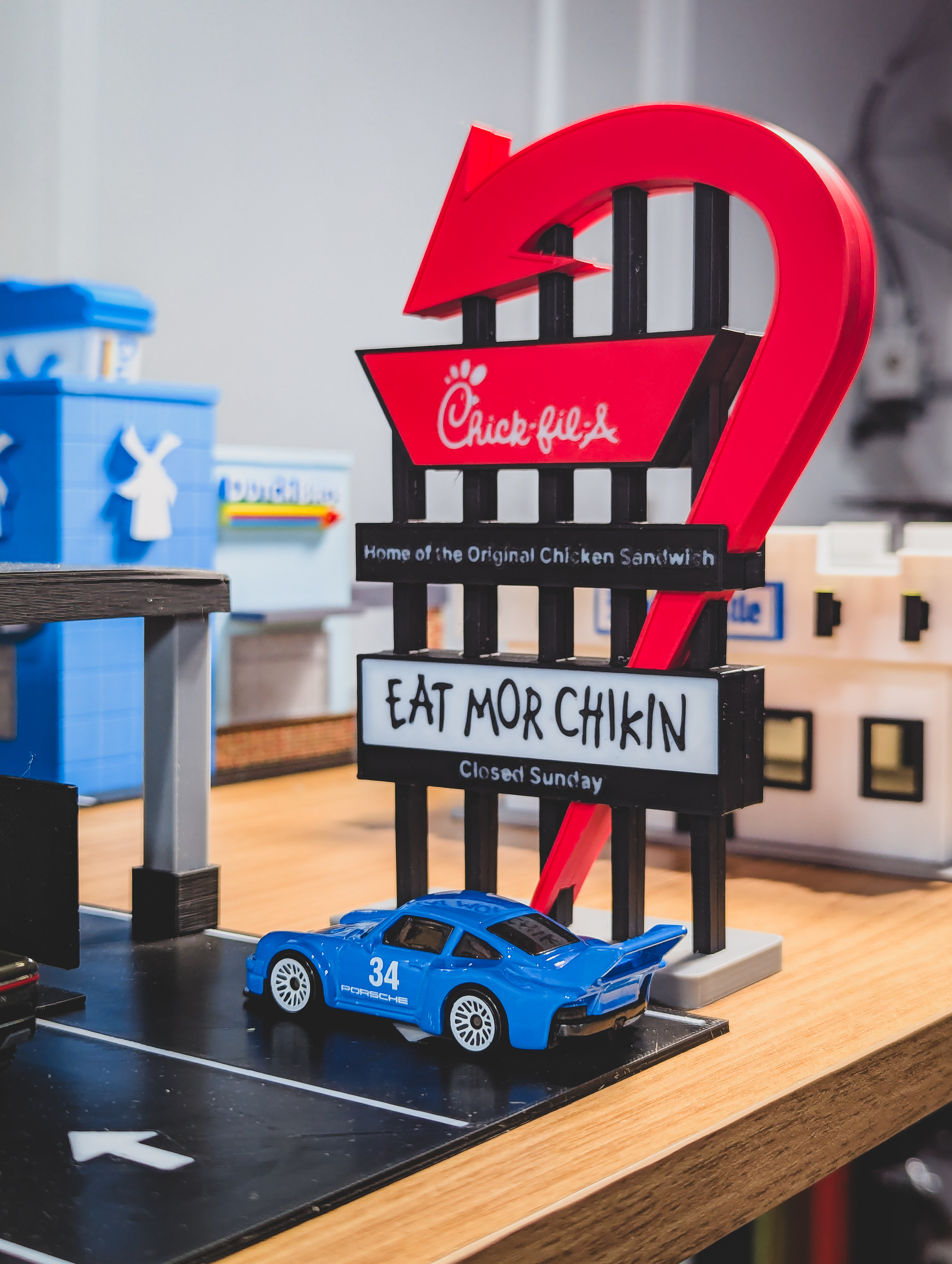 Chick-fil-A Model Set - 1:64 Scale Diorama — thumbnail 10