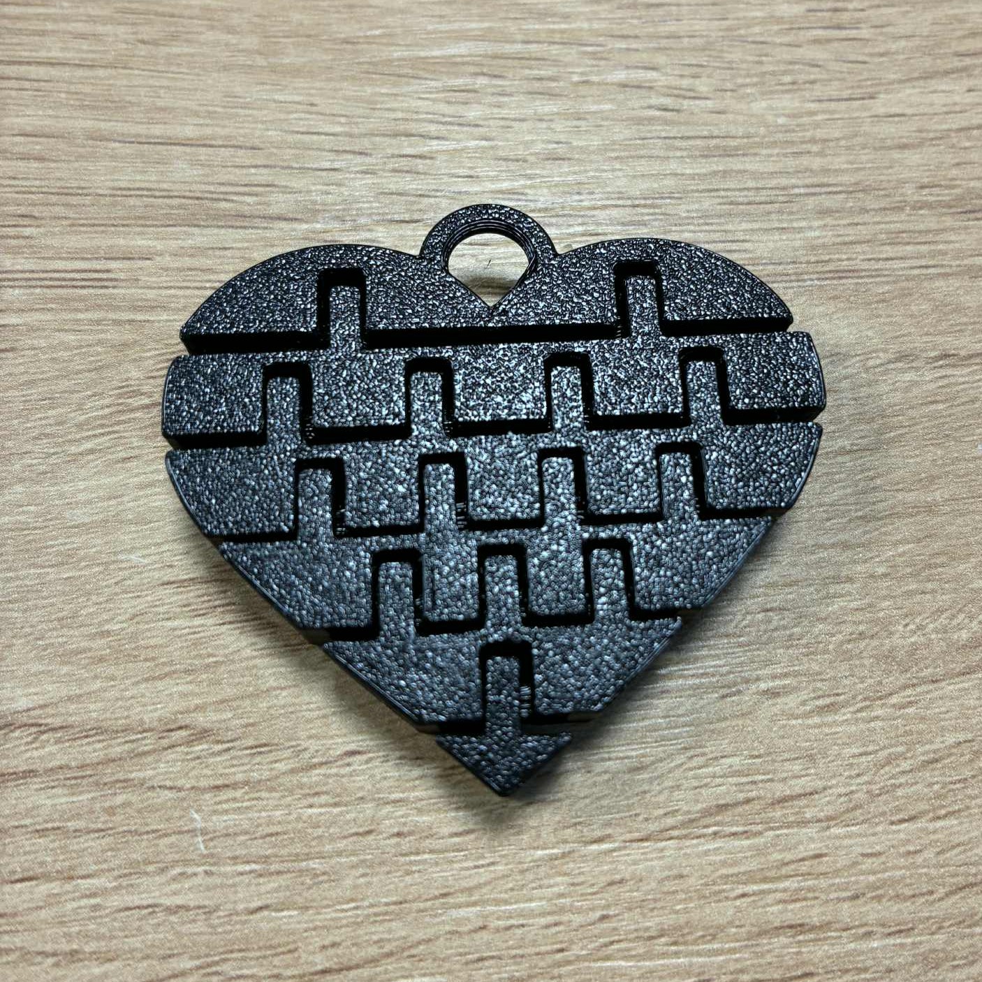 Heart flexi keychain