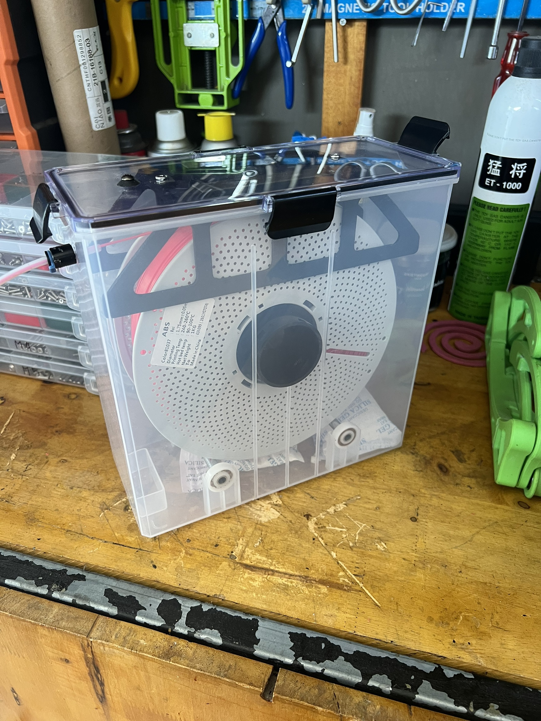 Dry Box Filament Guard & Anti-Tangle Spool Guide 3D model