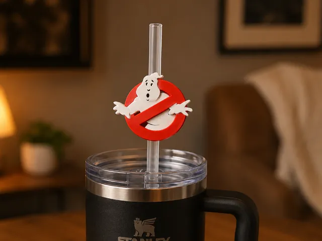 Ghostbusters Straw Slider – Tumbler Straw Accessory