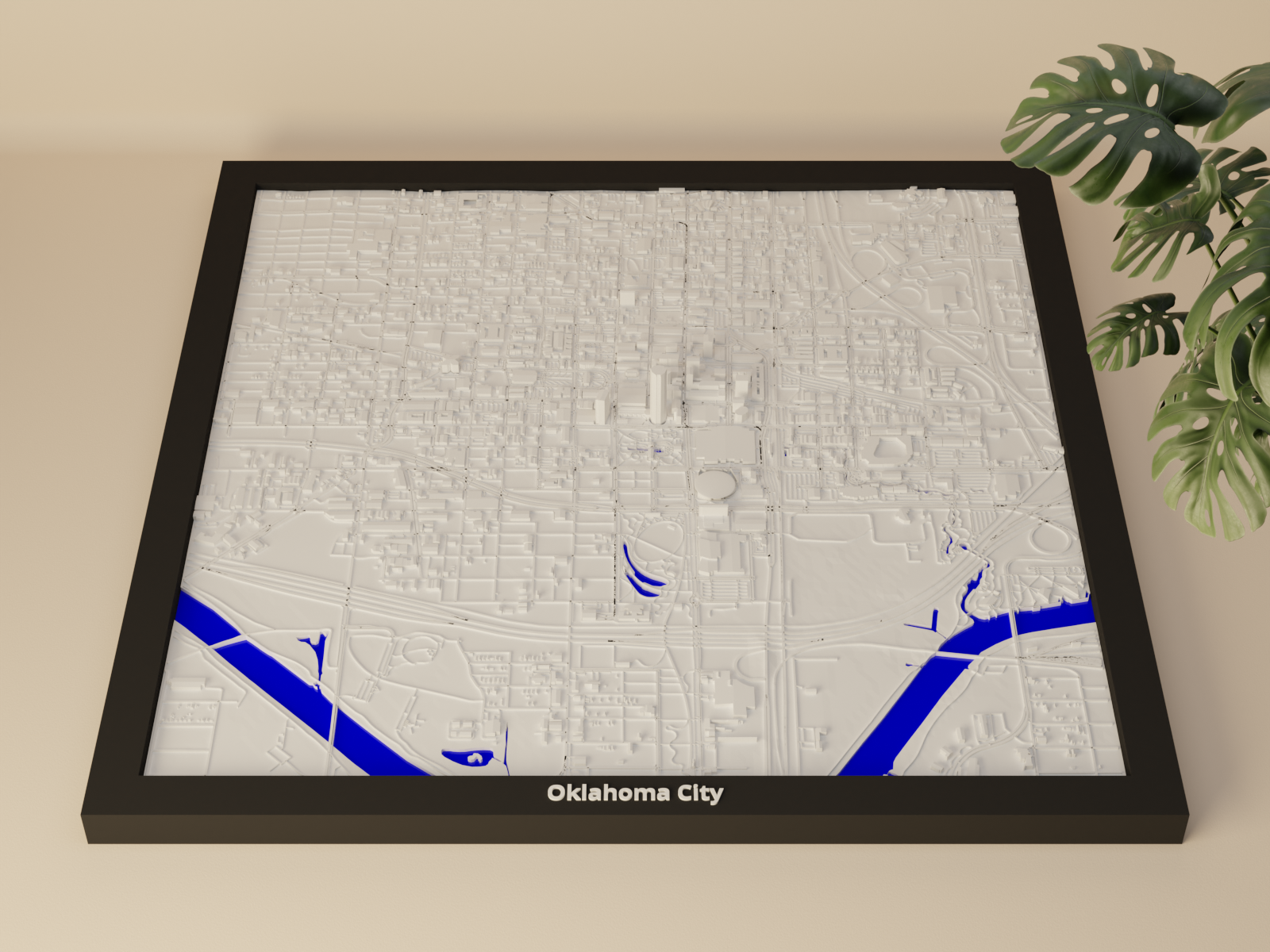 Oklahoma City, United States - 3D Miniature
