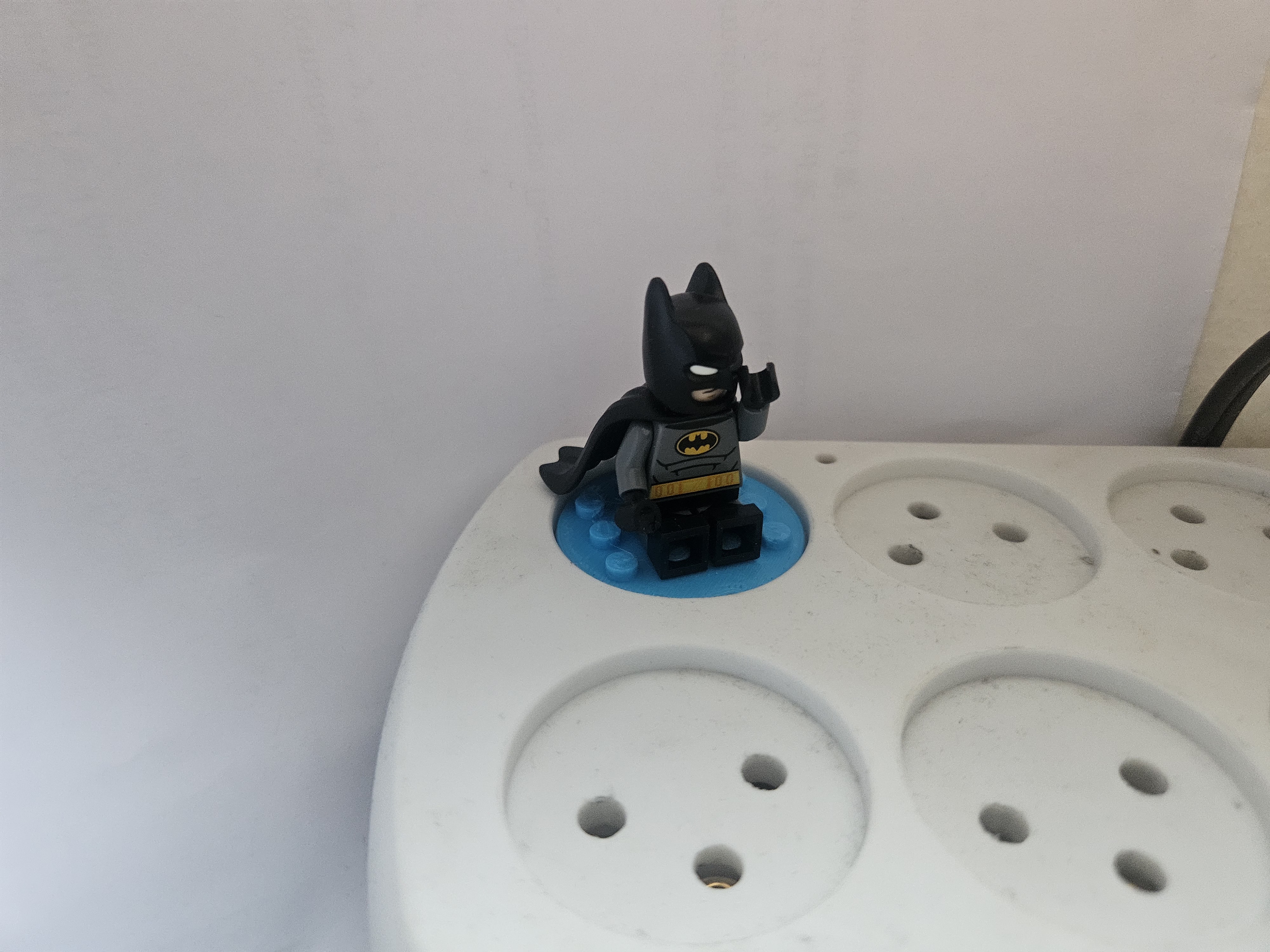 EU Outlet Dust Cover with Lego Compatible Pegs