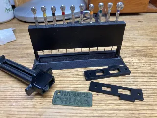 Screwdriver holder for small screwdrivers