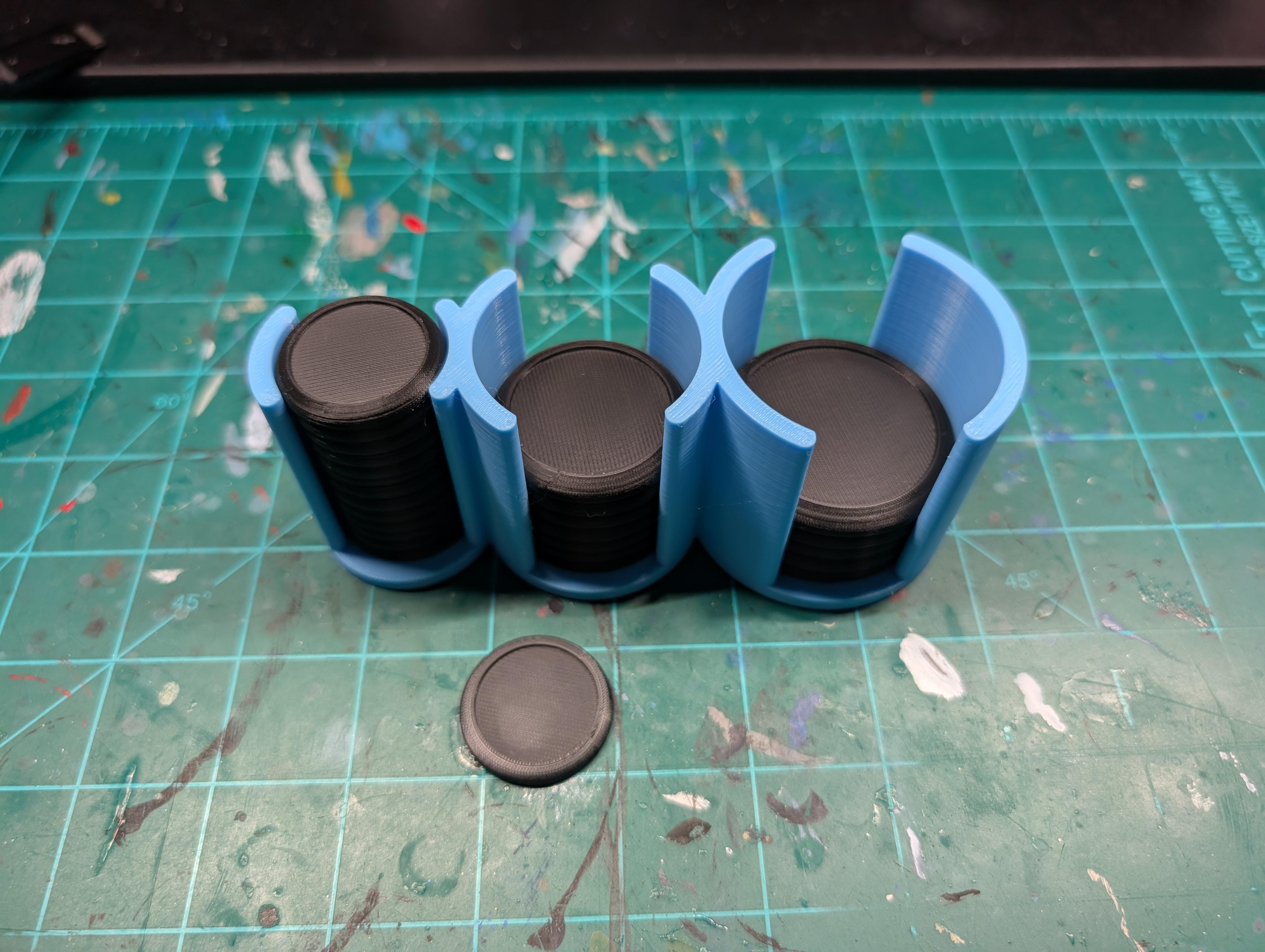 Warmachine Base Storage Organizer