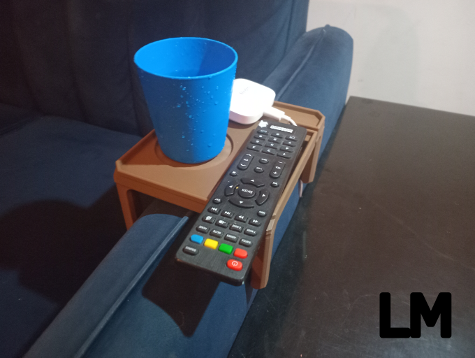 CouchDock - Modern Armrest Table (Large, Support-Free)