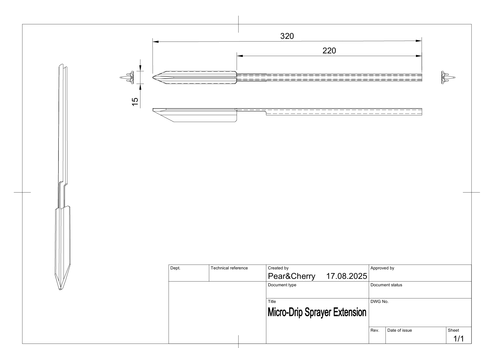Micro-Drip Sprayer Extension