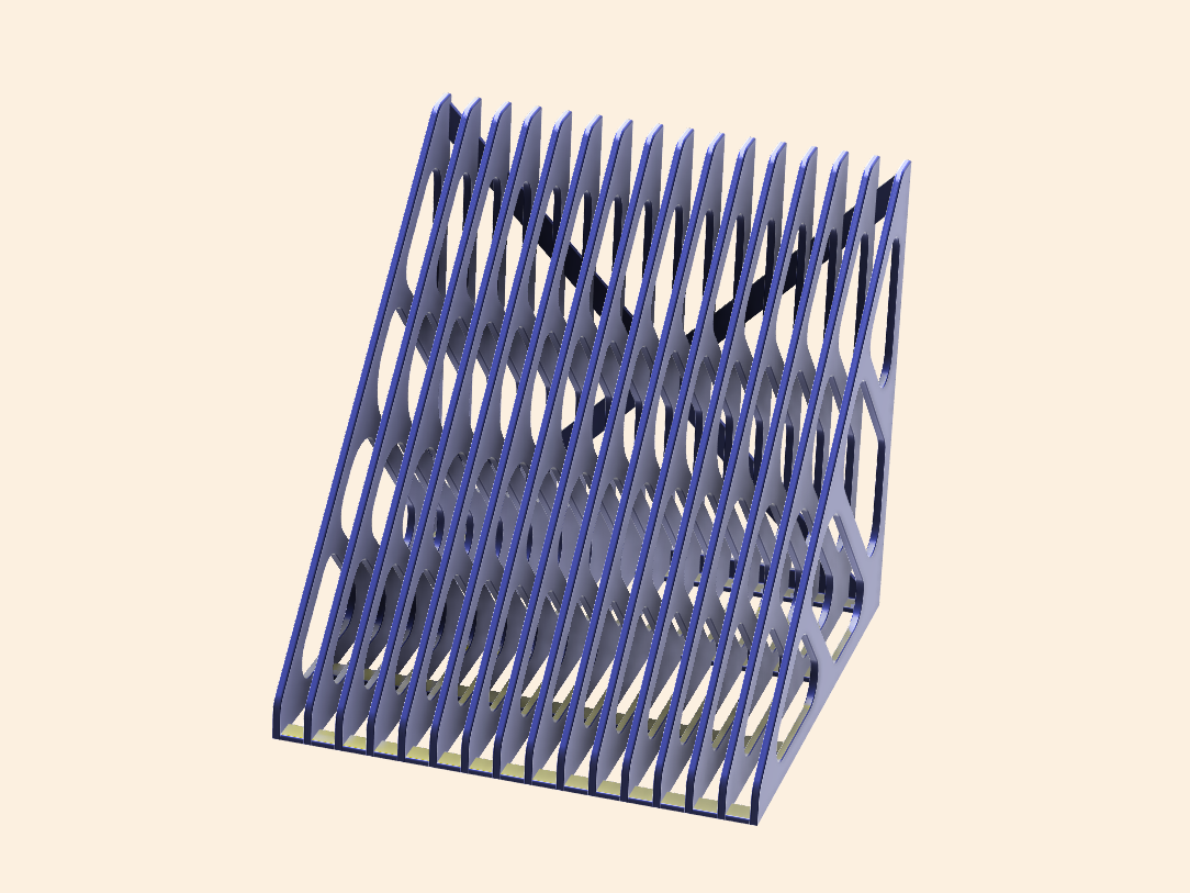 Vinyl Record Holder (15 Slots)