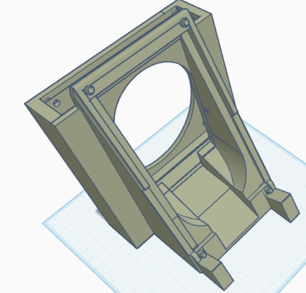 NerdQaxe 120 fan controlled 3D model