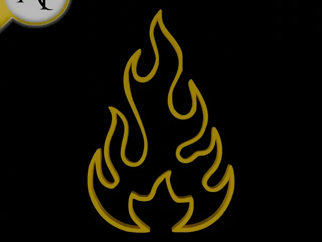 Simple Flame Symbol - 2D Art