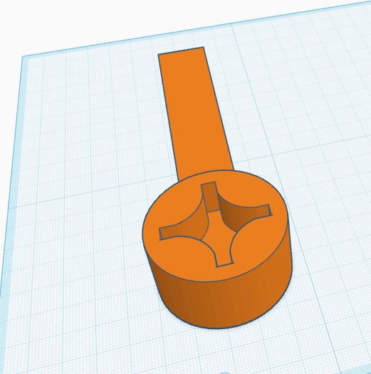 Easel (4 star point hand knob) Wrench