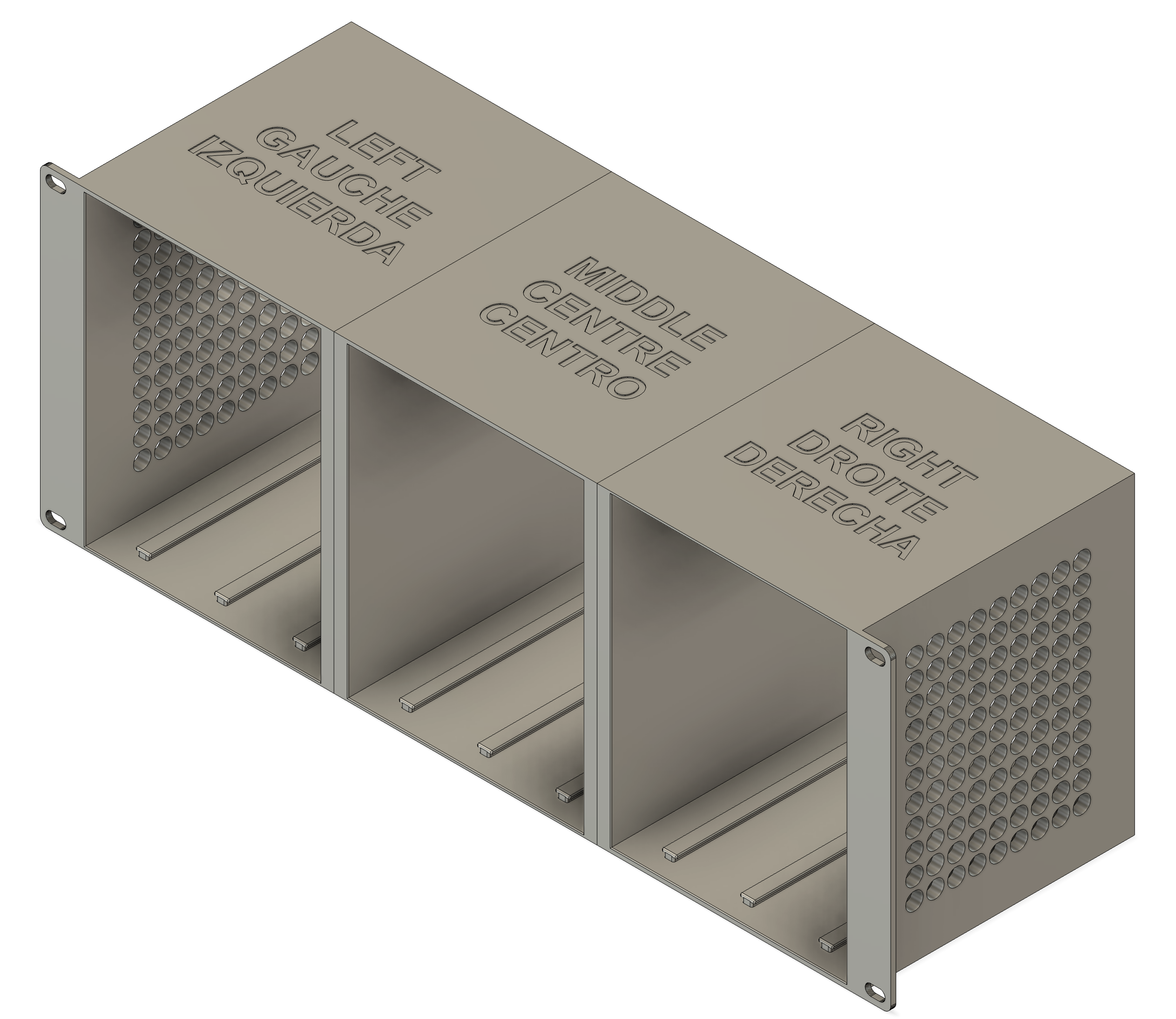 19" 4U Rack for 9 Lacie Hard Drive