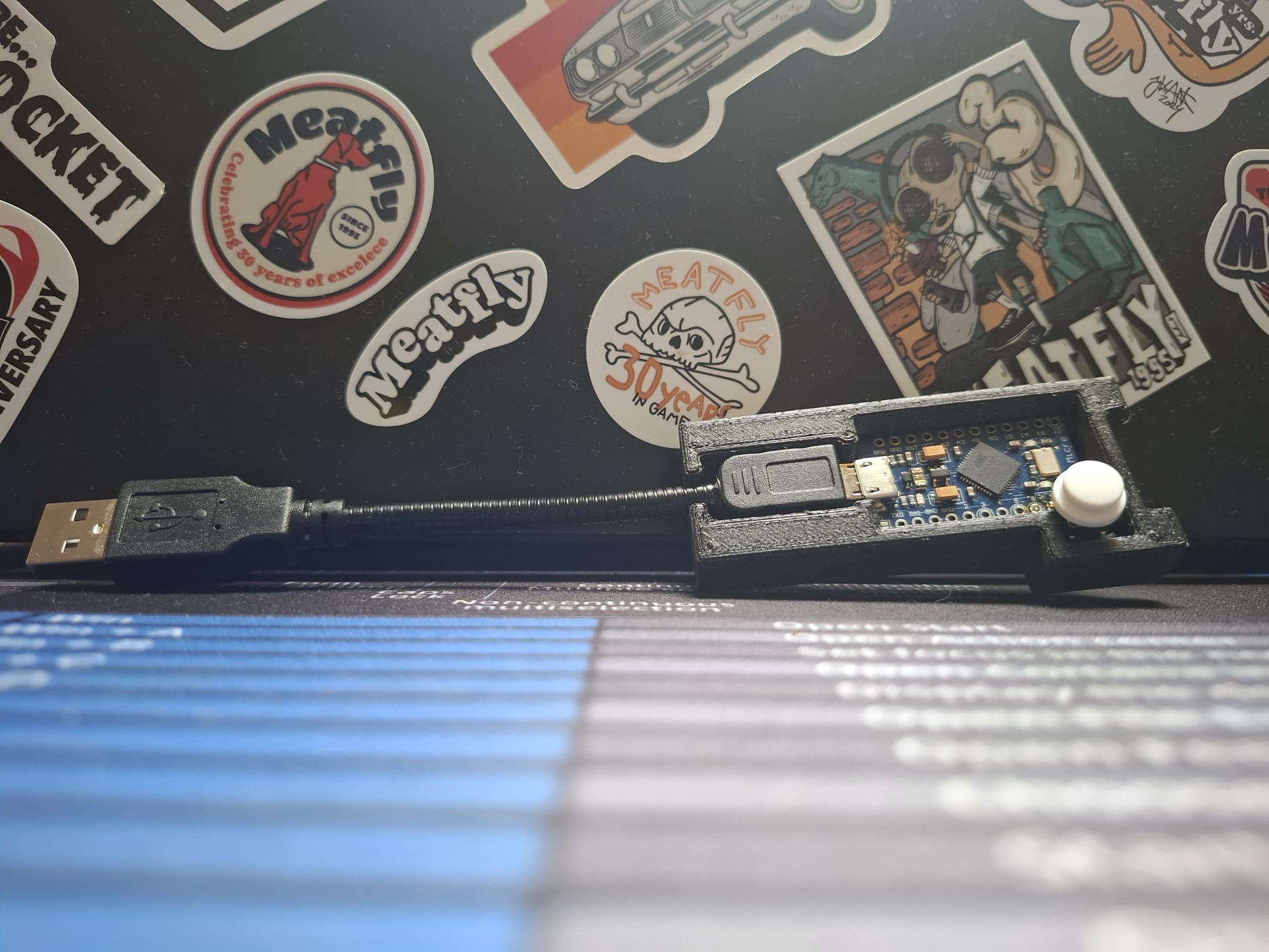 case for microchip pro micro with button