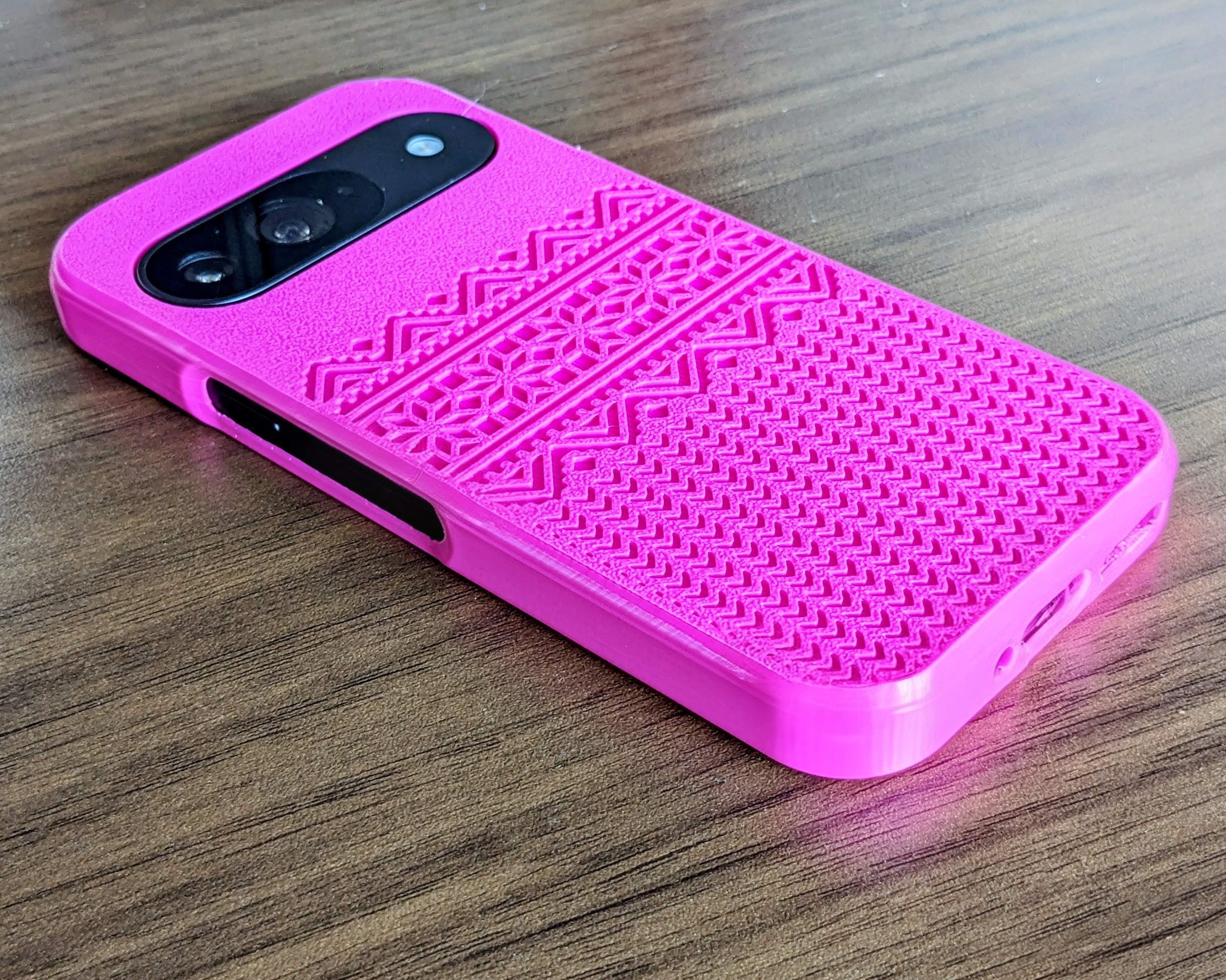 Pixel 9 Phone Case - Snoflake Patterned