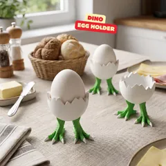DINO - EGG HOLDER / CUTE KITCHEN DECOR / KITCHEN TOOLS / DINOSAUR EGG HOLDER