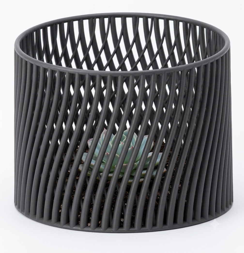 Pot de fleur - Flower pot 009
