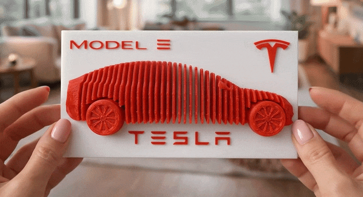 Tesla Model 3 Layered Model