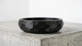 Modern faceted catch-all bowl. Low-poly desk organizer/bonsai planter (no supports)