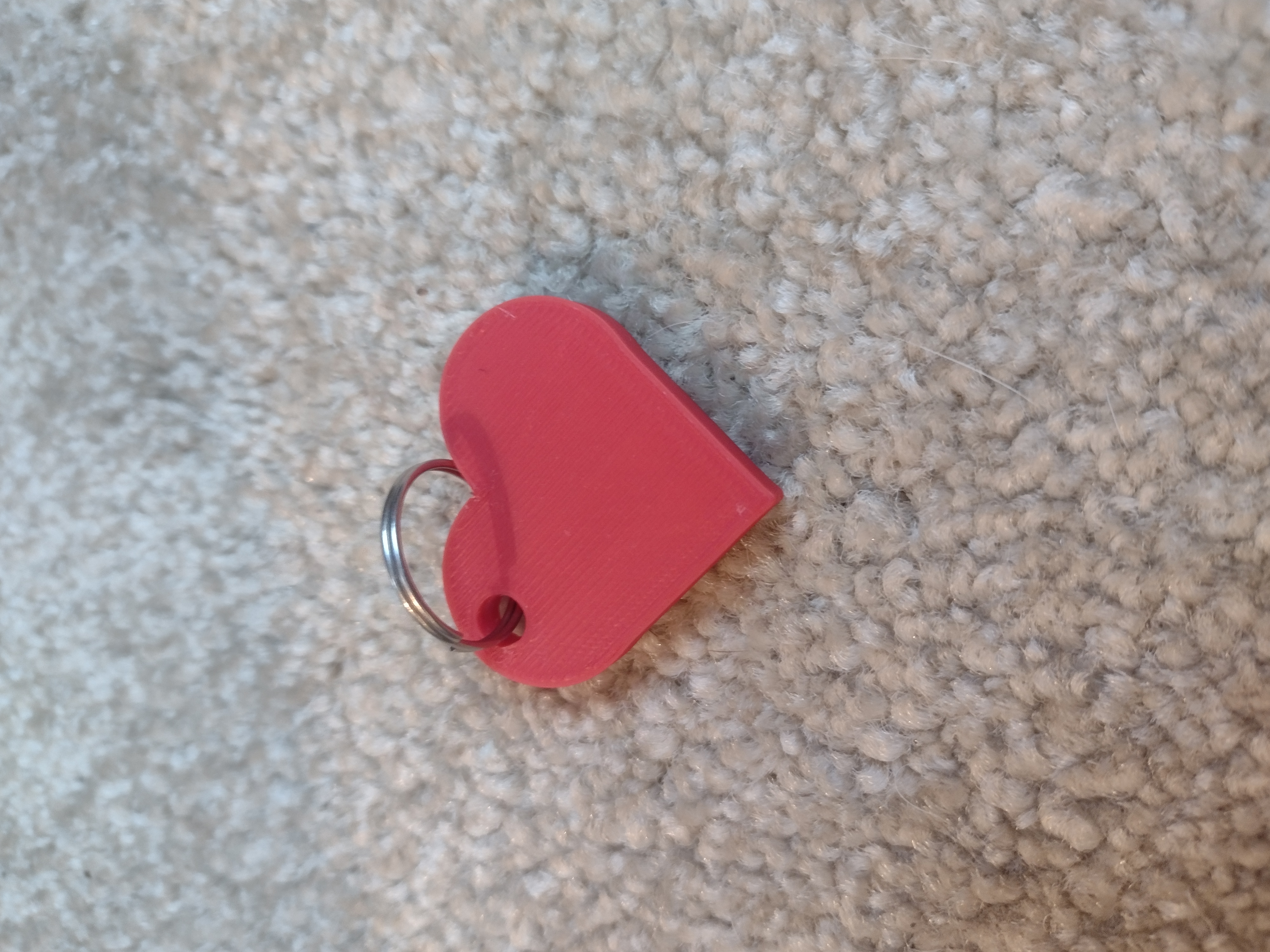 Heart keychain