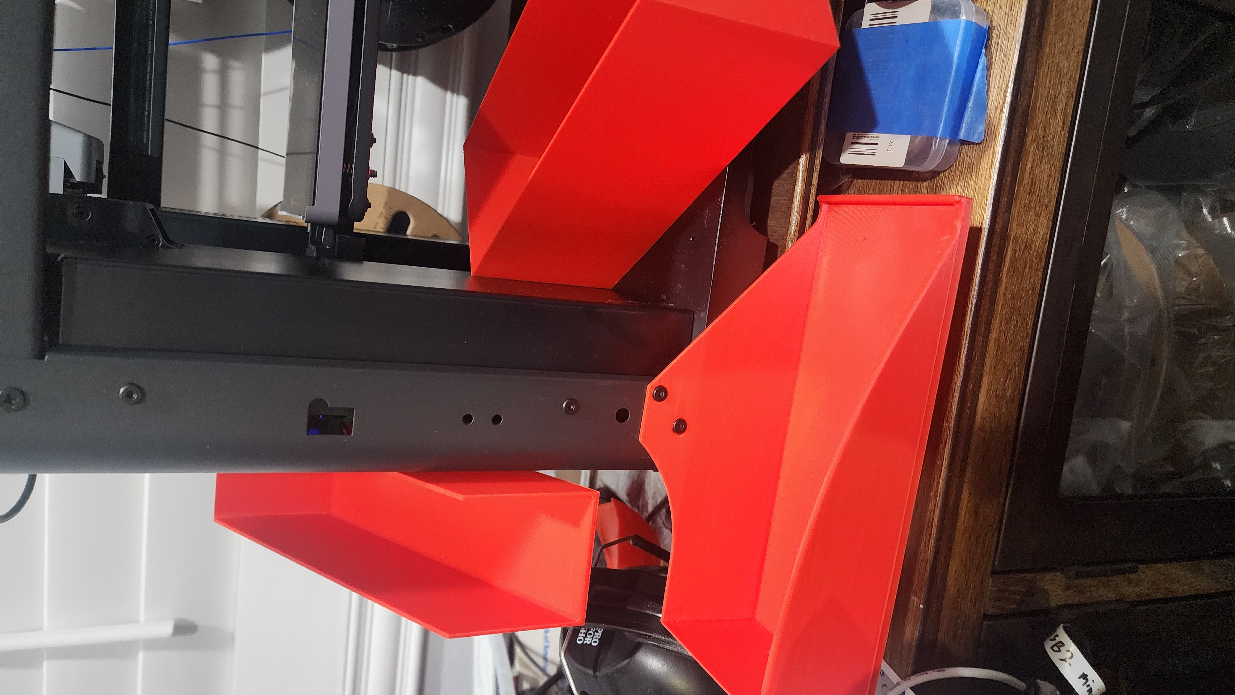 AD5X Poop Chute Small Bin holder + bin with ramp 3D model