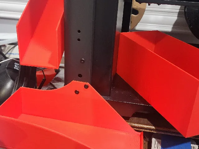 AD5X Poop Chute Small Bin holder + bin with ramp