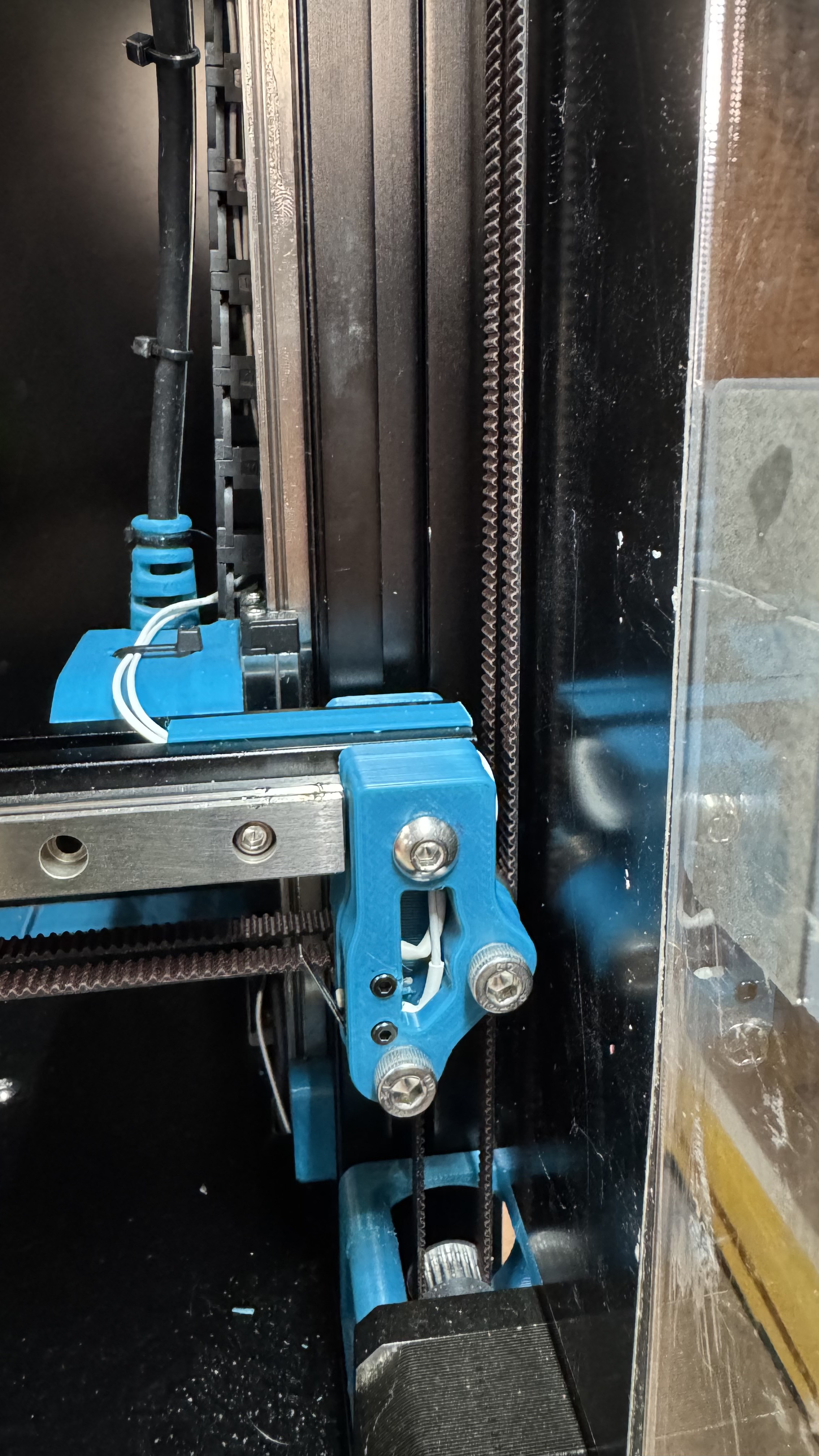 Switchwire gantry mount for x end stop