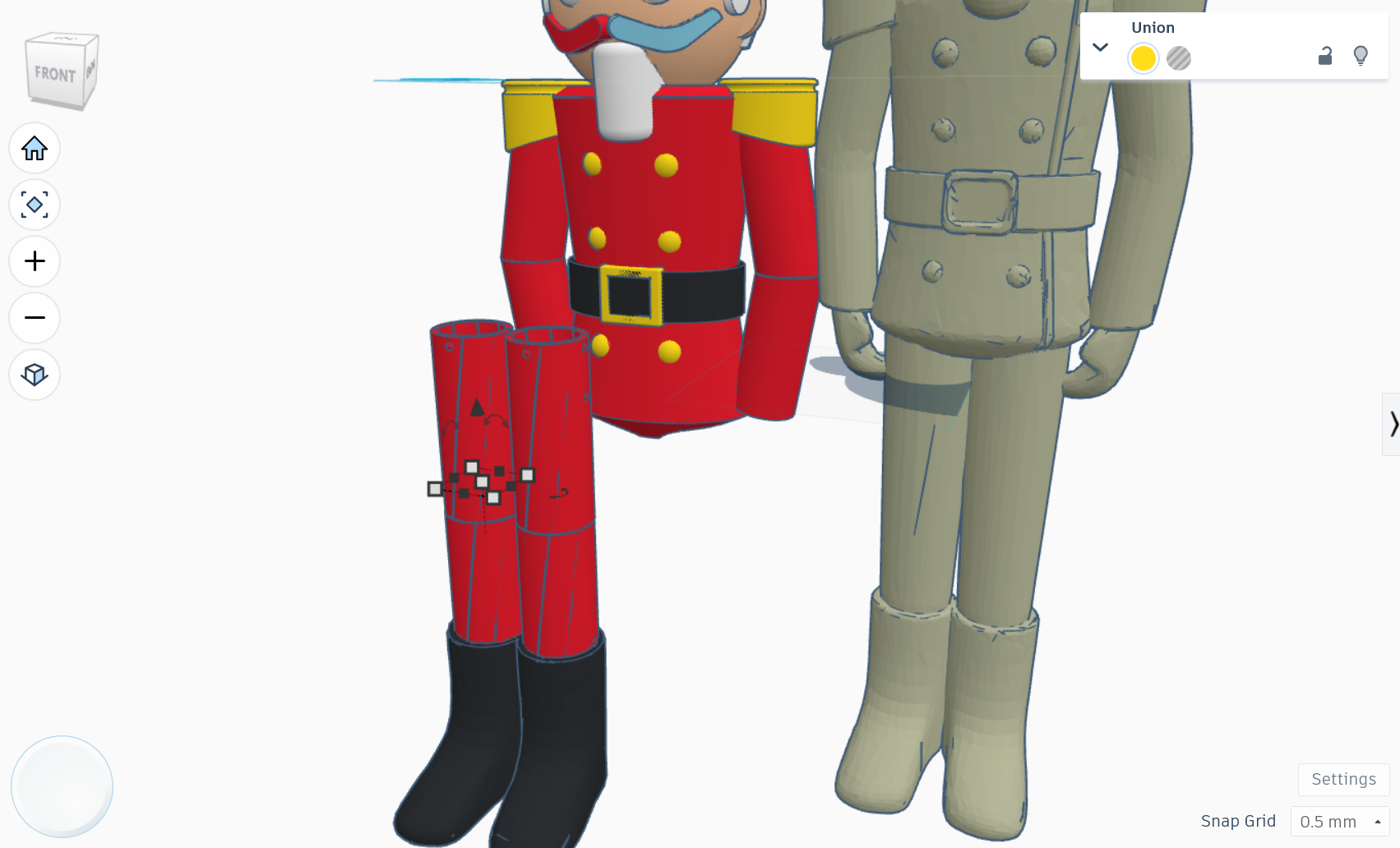 GNC Giagantic 2.5M NutCracker Soldier NOT COMPLETE