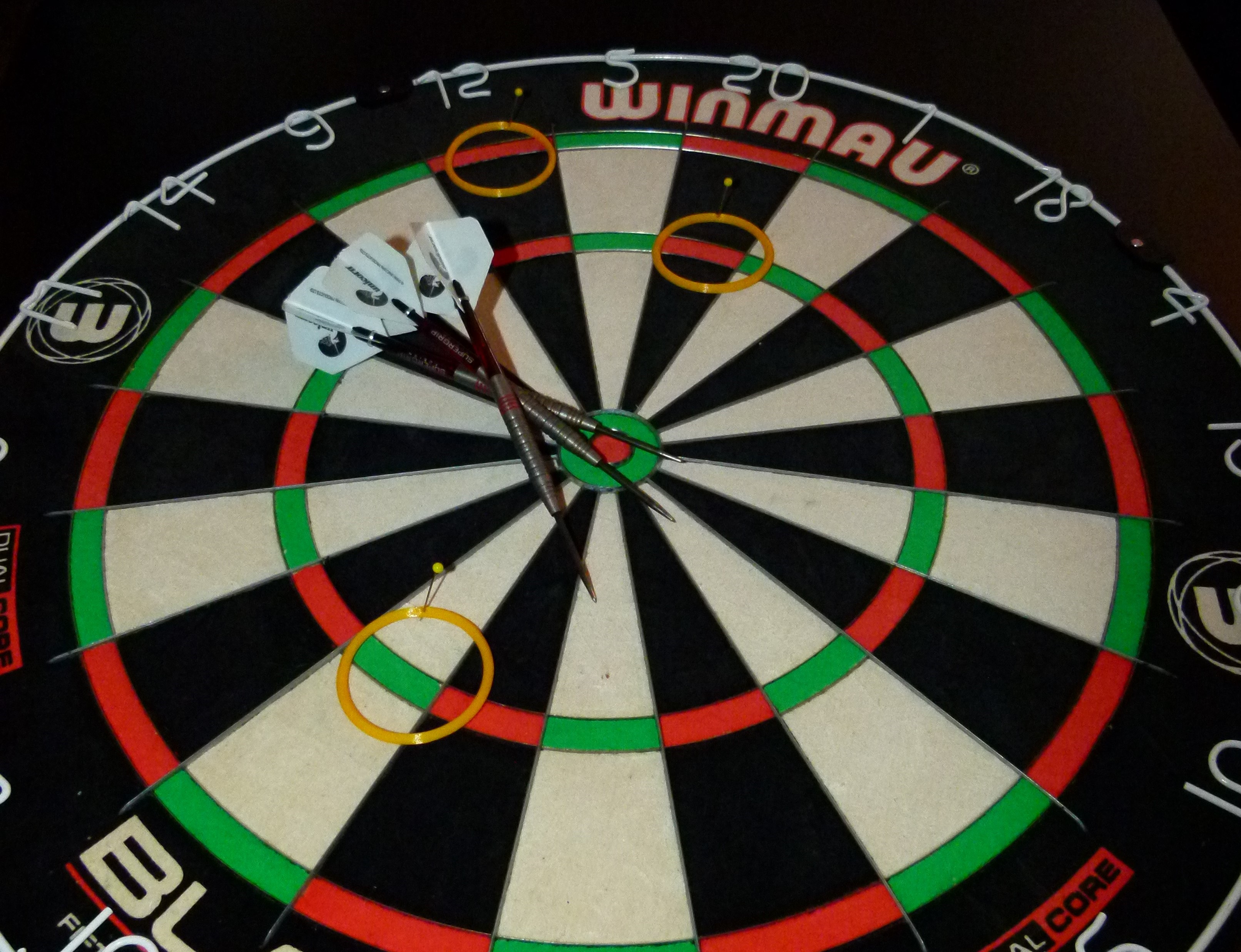 Practice rings for steeldarts 3D model