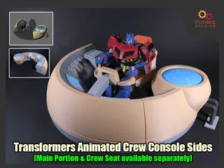 Transformers Animated Crew Console Sides