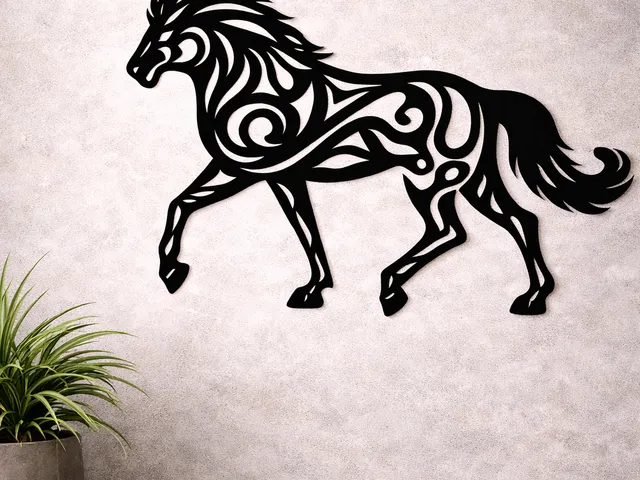Tribal Horse Wall Art