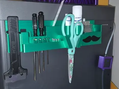 Elegoo Centauri Carbon tool holder with space for hotends