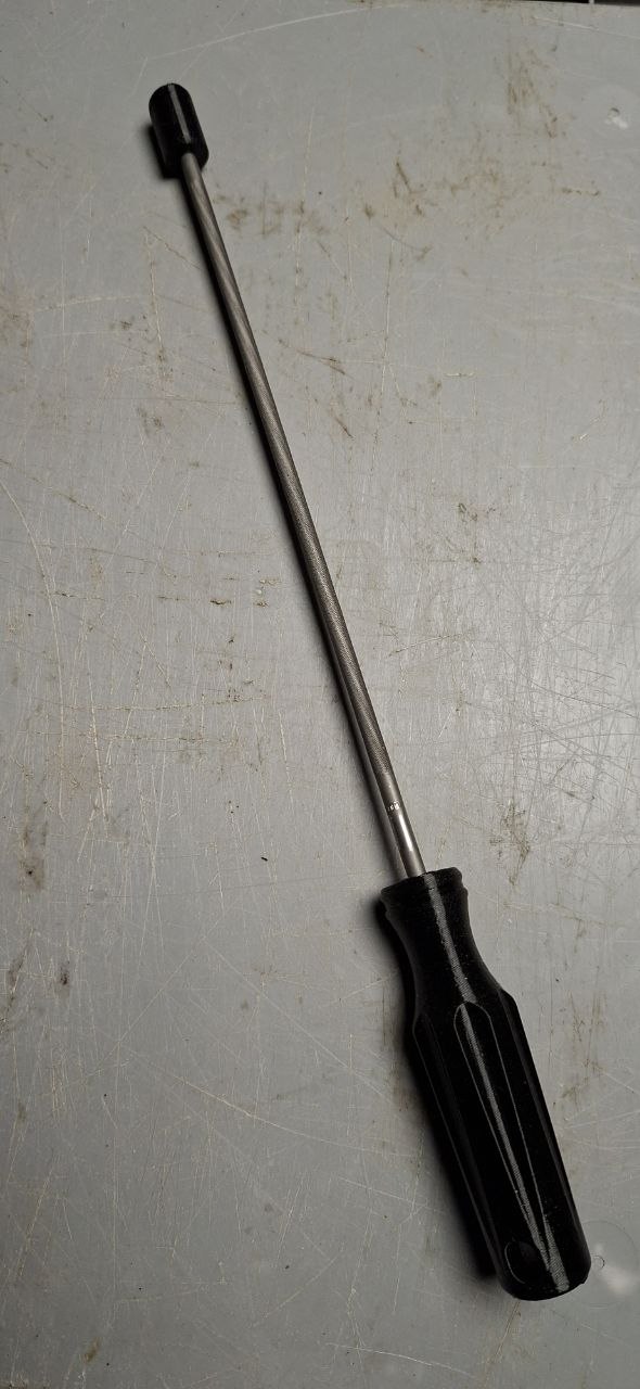 Handle for a round chainsaw file 3D model