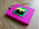 A combined Popup servo mount and cover.